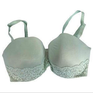 Victoria’s Secret Lined Strapless Bra Light Blue